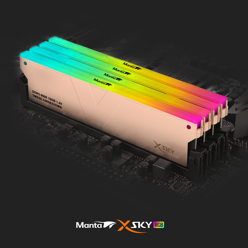 DDR5 | [Manta] XSky RGB | 64GB (32GBx2) | AMD EXPO | Gaming Memory