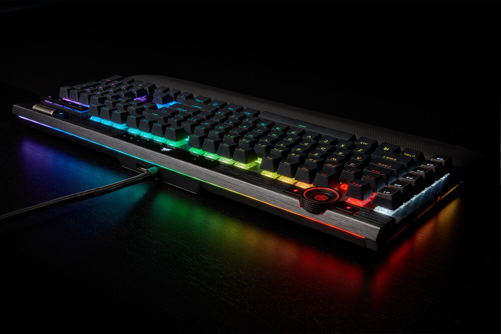 CORSAIR K100 RGB Mechanical Gaming Keyboard - CHERRY MX SPEED RGB Silver  Keyswitches - PBT Double-Shot Keycaps - Elgato Stream Deck and iCUE