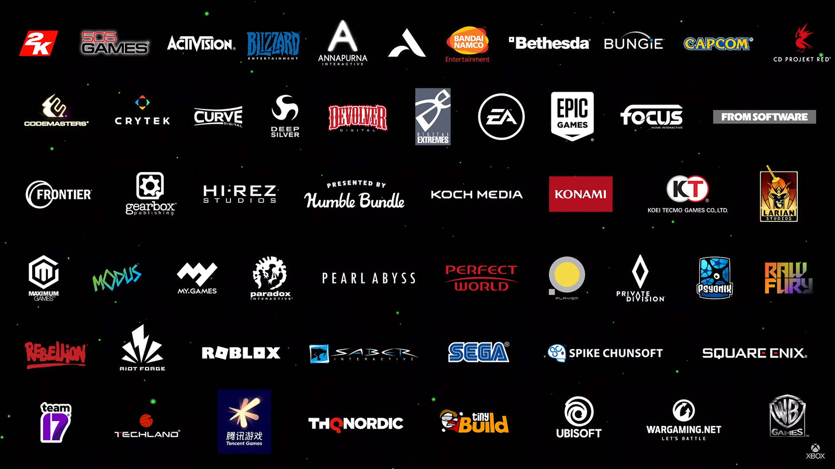 Microsoft Announces List of Over 140 Publishers & Studios Working on