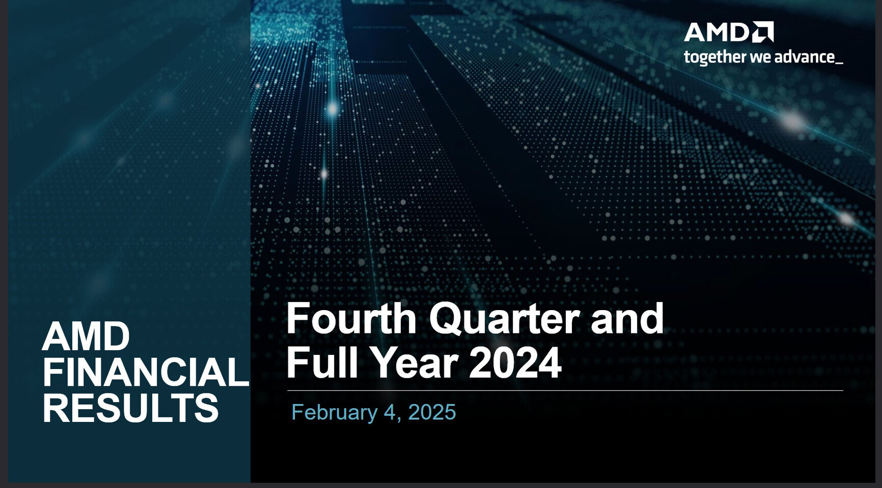 (PR) AMD Reports Fiscal Fourth Quarter and Full Year 2024 Financial Results