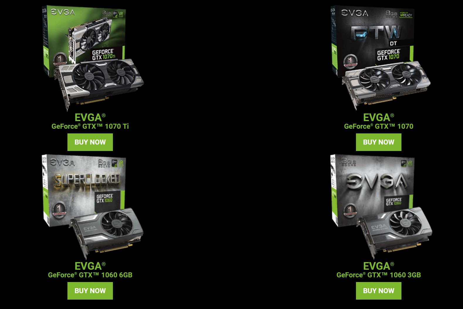 Select GeForce GTX Graphics Cards 
