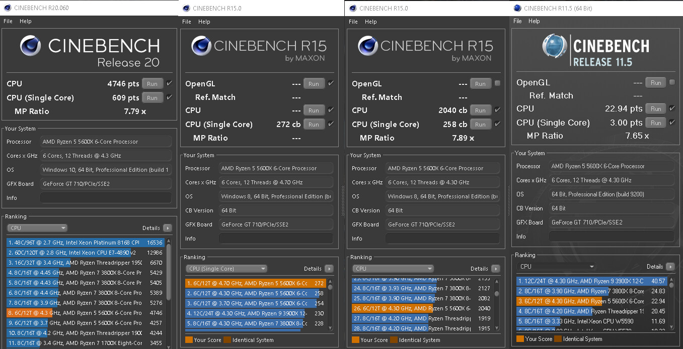 AMD Ryzen 5 5600X Cinebench Scores Leak TechPowerUp