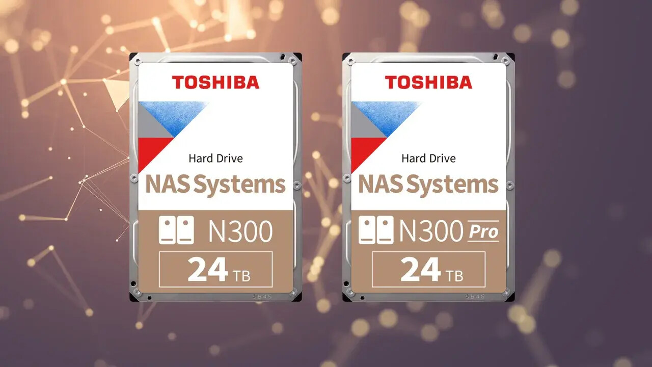 (PR) Toshiba Adds 24TB Capacity to N300 and N300 Pro Internal Hard Disk Drive Series