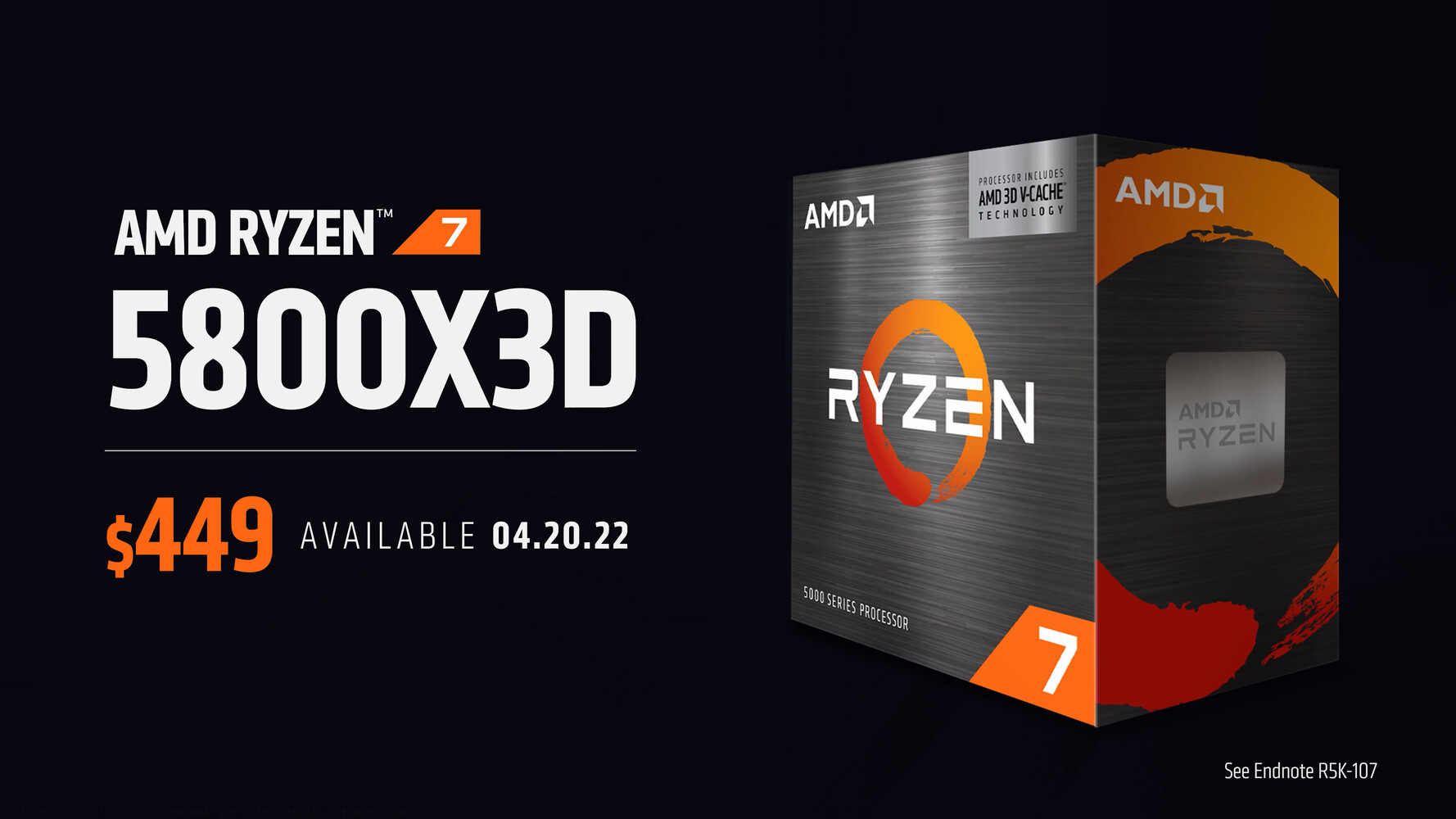 AMD Announces Ryzen 7 5800X3D, World's Fastest Gaming Processor