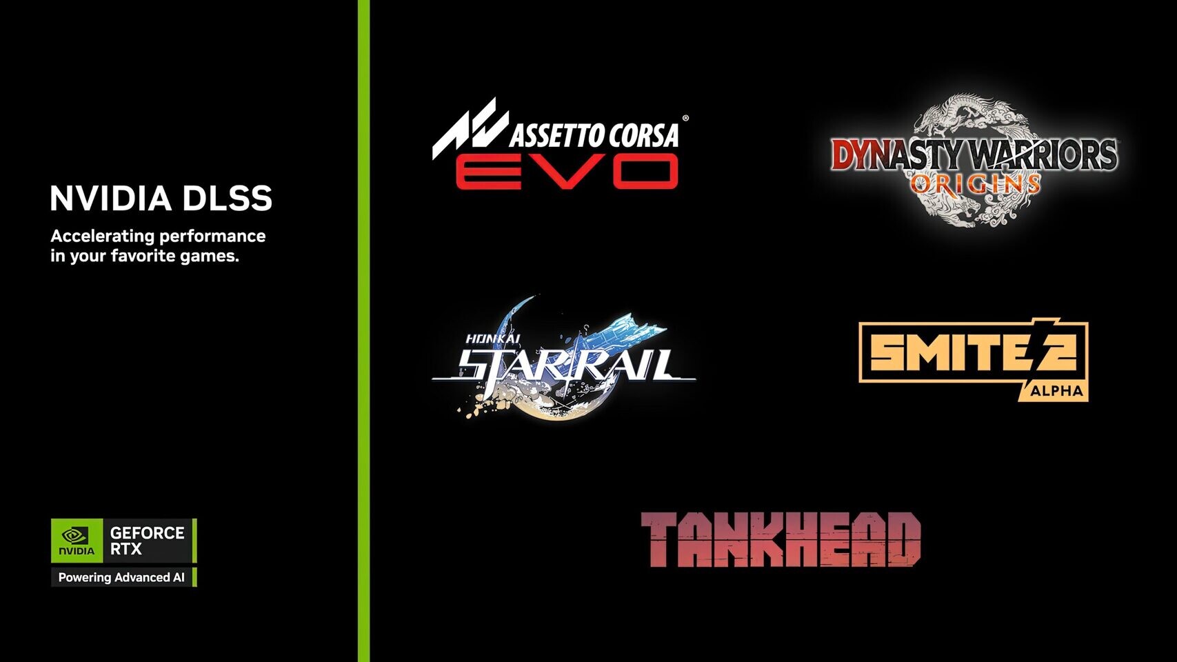 (PR) NVIDIA DLSS Comes to Assetto Corsa EVO, DYNASTY WARRIORS: ORIGINS, SMITE 2 and Honkai: Star Rail