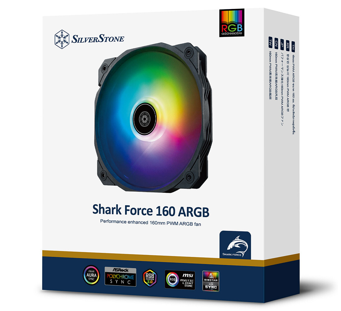 SilverStone Intros Shark Force 160 ARGB Fan