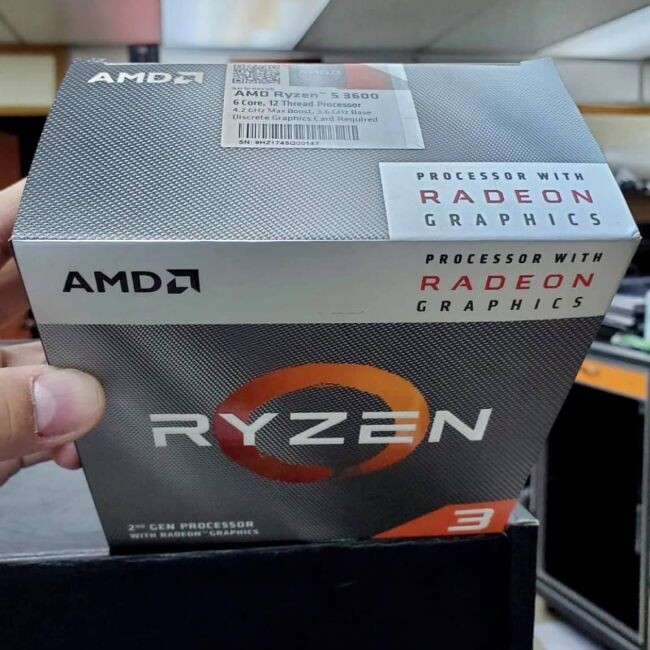 Some Amd Ryzen 5 3600 Ship In Retail Boxes Meant For Picasso Apus Techpowerup