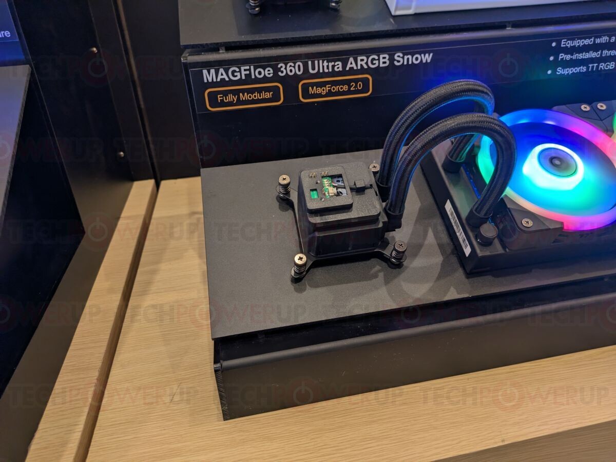 Thermaltake Debuts MAGFloe and MAGCurve AIO Liquid Coolers at CES 2025