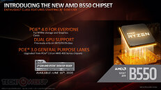 AMD B550 chipset highlights