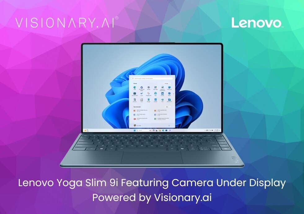 (PR) Israeli Start-Up Visionary.ai Powers Under-Display Camera on Lenovo Yoga Slim 9i