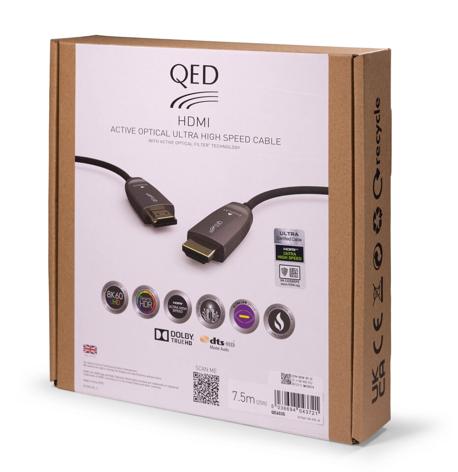 QED Performance Ultra High Speed HDMI 2.1 - (3 m) - Câble HDMI QED sur