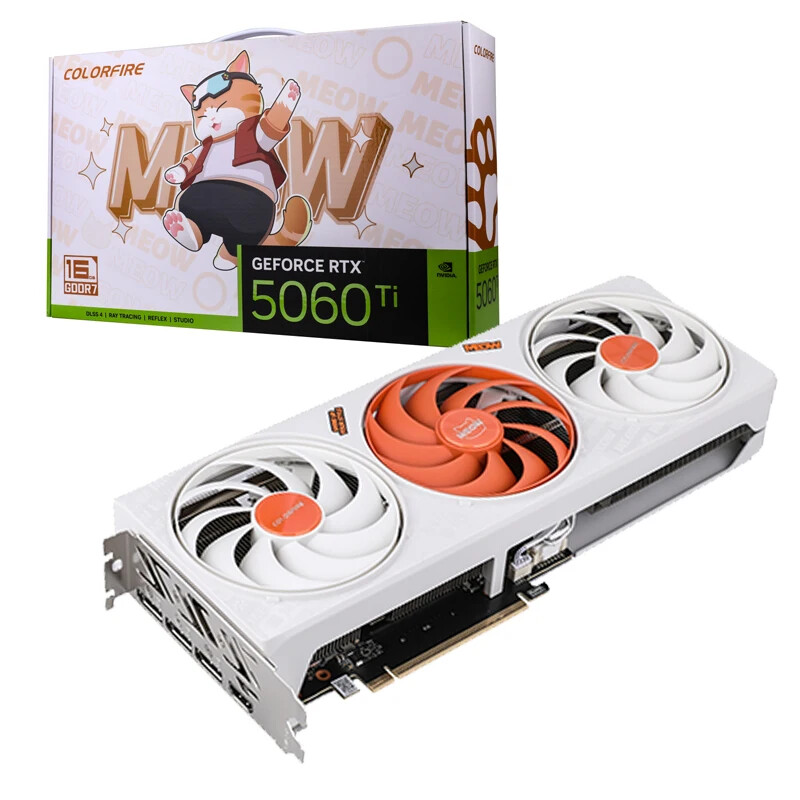 COLORFUL Expands GeForce RTX 5060 Ti Graphics Card Range with MEOW Editions