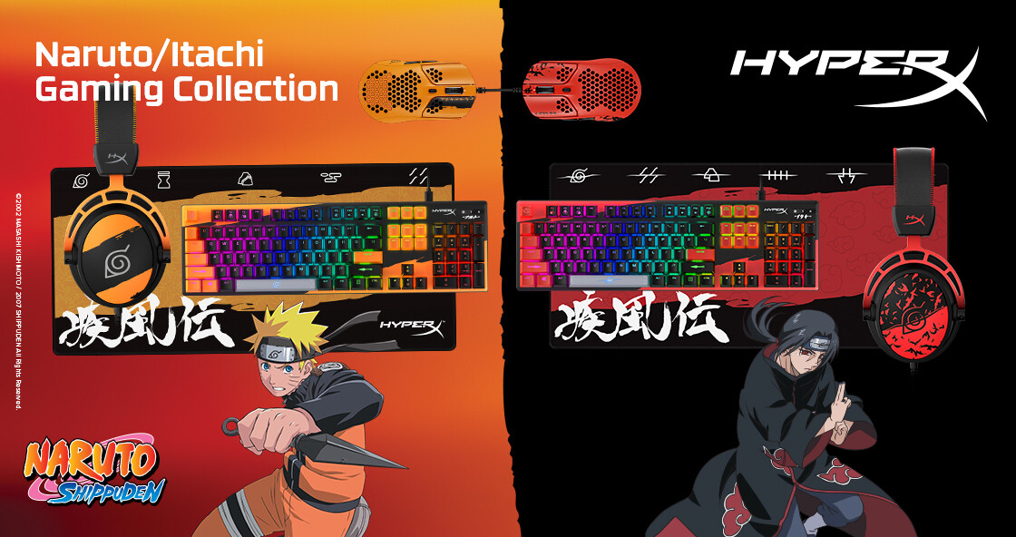 HyperX Releases Limited-Edition HyperX x Naruto: Shippuden Gaming  Collection