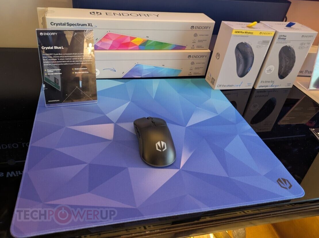 ENDORFY Intros Crystal Series Mousepads & Onyx White Gaming Mice at CES 2025