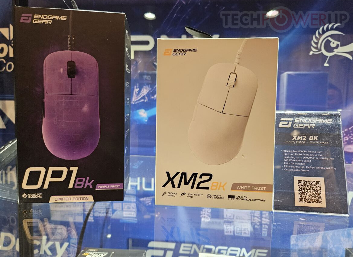 Endgame Gear Showcases 8K Gaming Mice & Hall Effect Keyboard at CES 2025