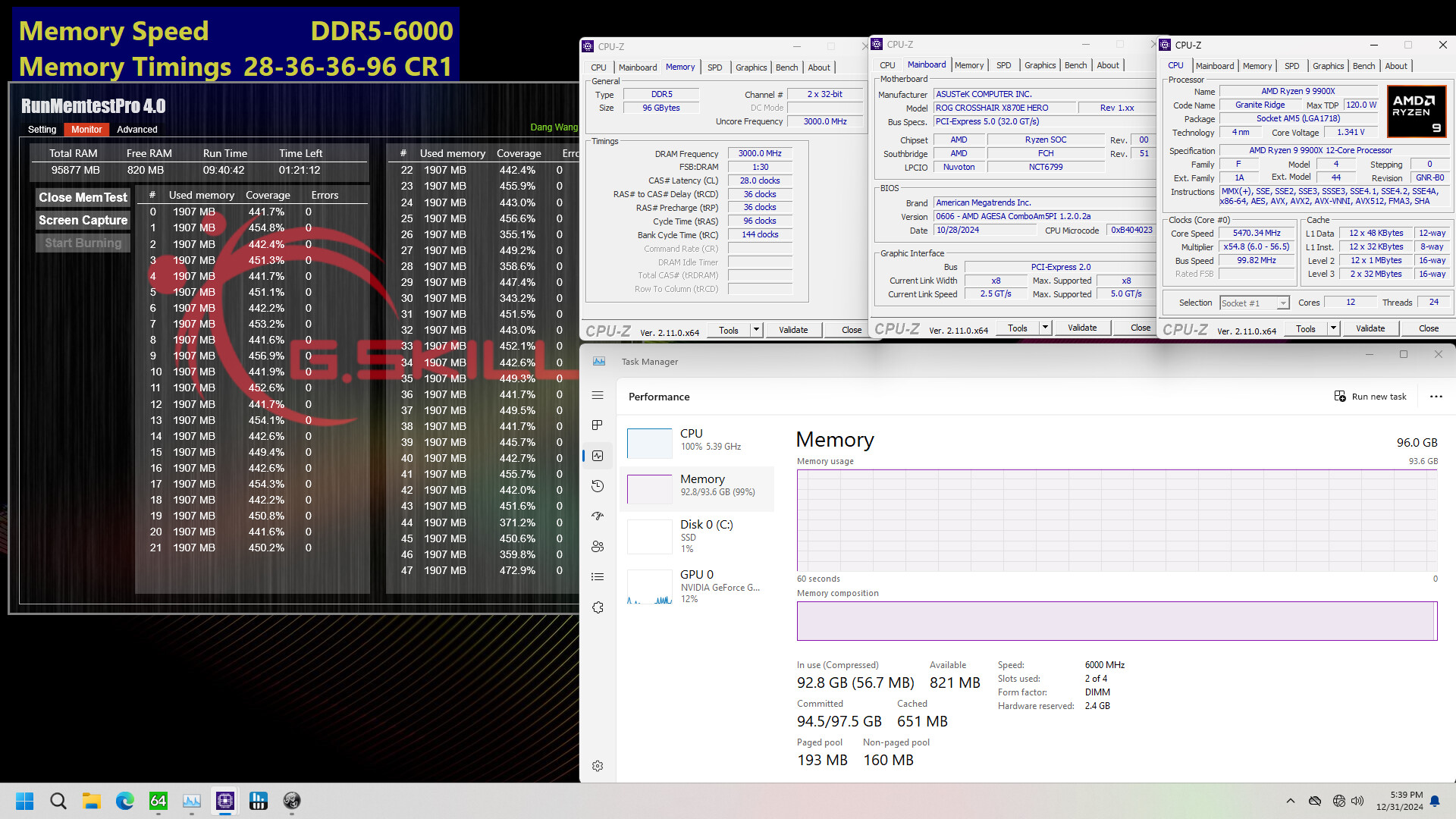 (PR) G.Skill Releases Low Latency DDR5-6000 CL26 & CL28 Memory Kits