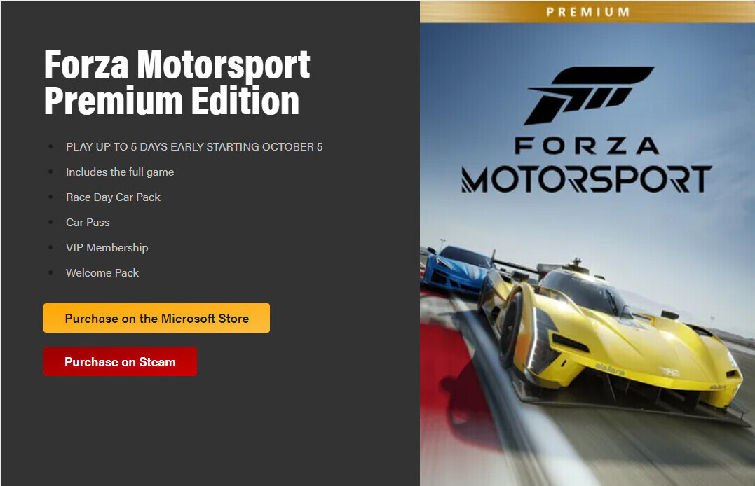 Buy Forza Motorsport Premium Edition