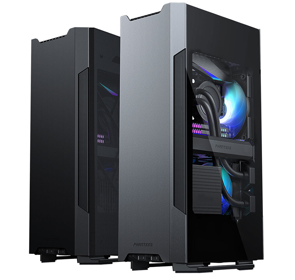 Phanteks Evolv Shift XT PC case shown at CES 2022 expands if needed