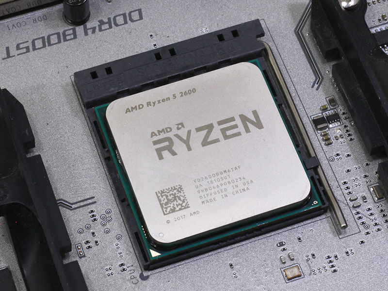 Как установить процессор amd ryzen 5 2600