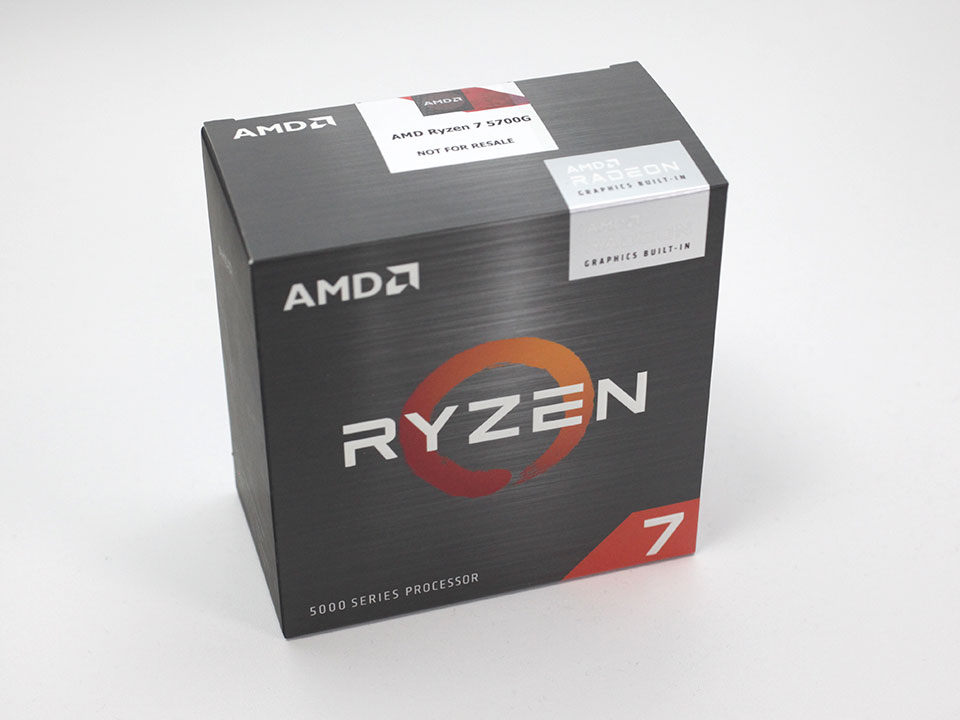 AMD Ryzen 7 5700G BOX + バッグ - PCパーツ