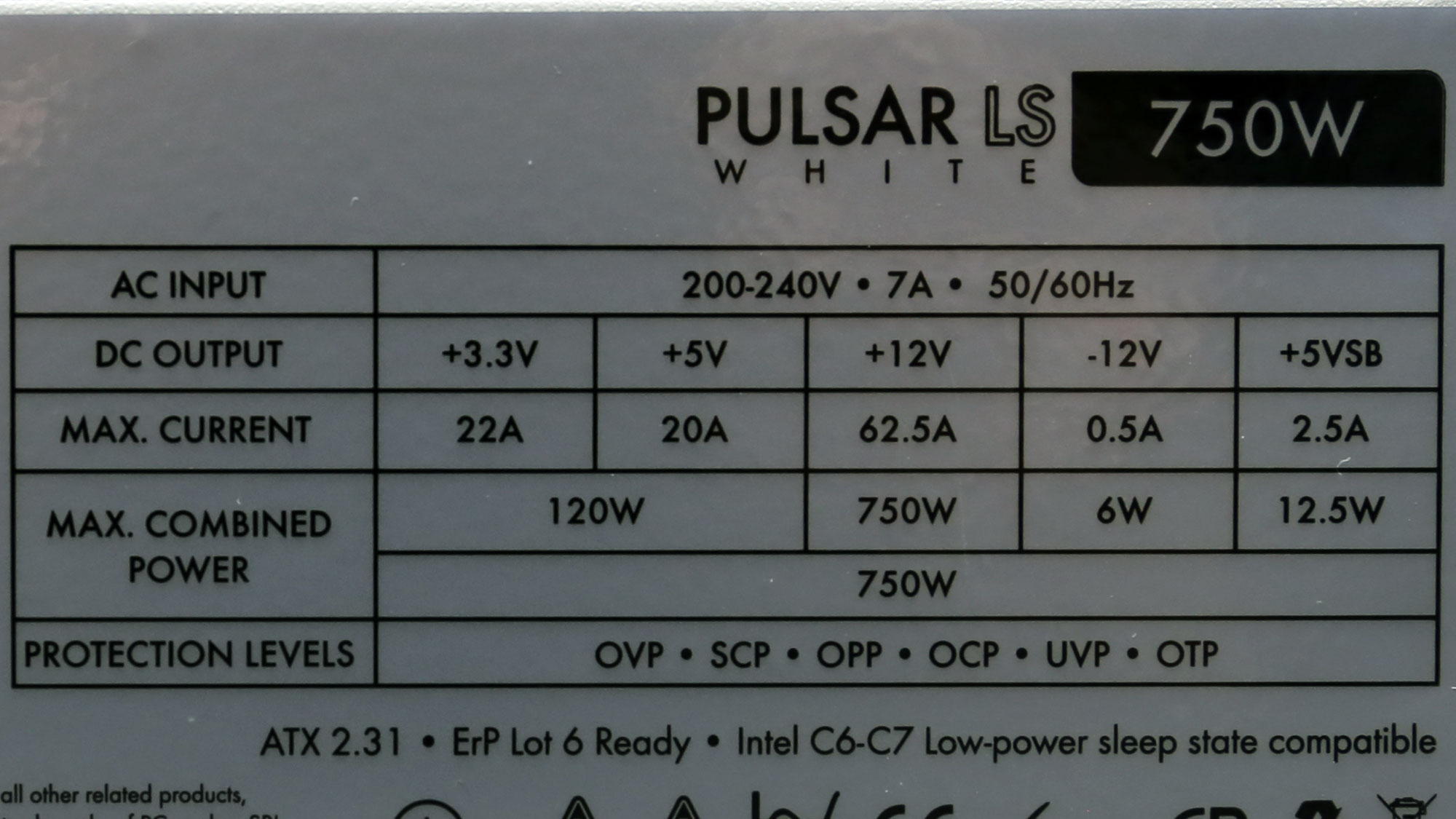 AQIRYS Pulsar LS White 750 W Review - Photos & Cables