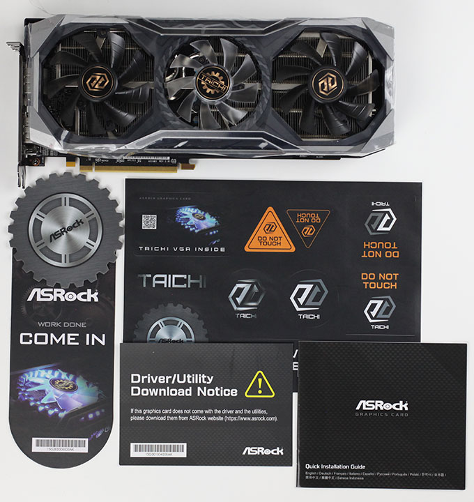 ASRock Radeon RX 5700 XT Taichi OC+ Review - Packaging & Contents ...