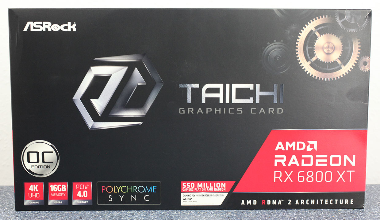 ASRock Radeon RX 6800 XT Taichi Pictured