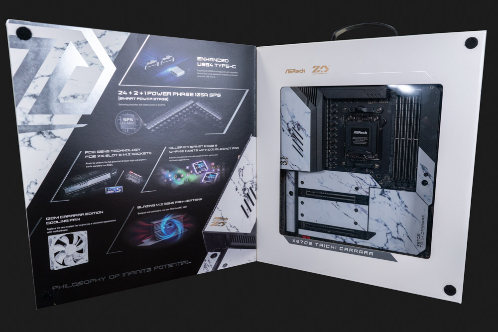 ASRock X670E Taichi Carrara Review - Packaging & Contents 