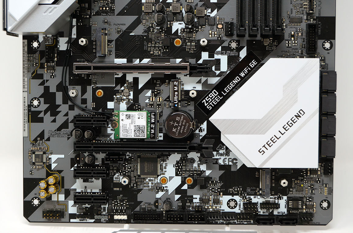 ASRock Z590 Steel Legend WiFi 6E (11th Gen) Review - Board Layout