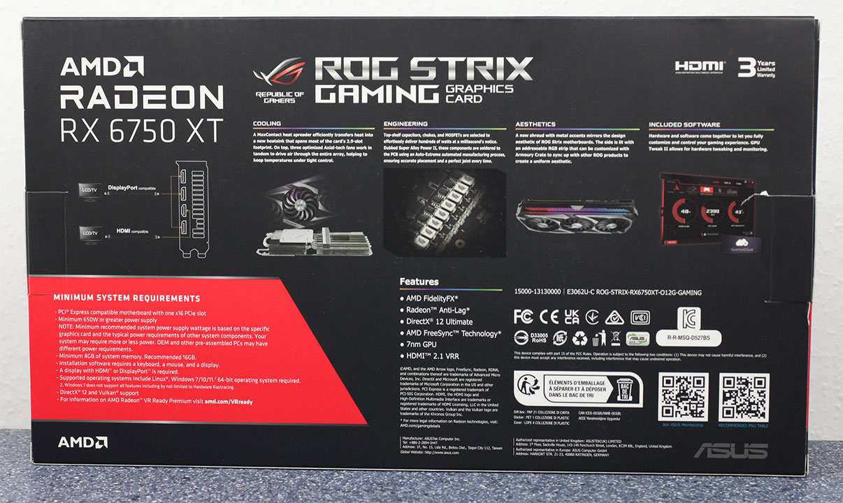 ASUS ROG Strix AMD Radeon RX 6750 XT review
