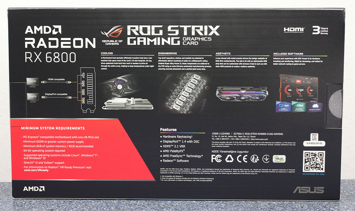 ASUS Radeon RX 6800 STRIX OC Review Pictures Teardown