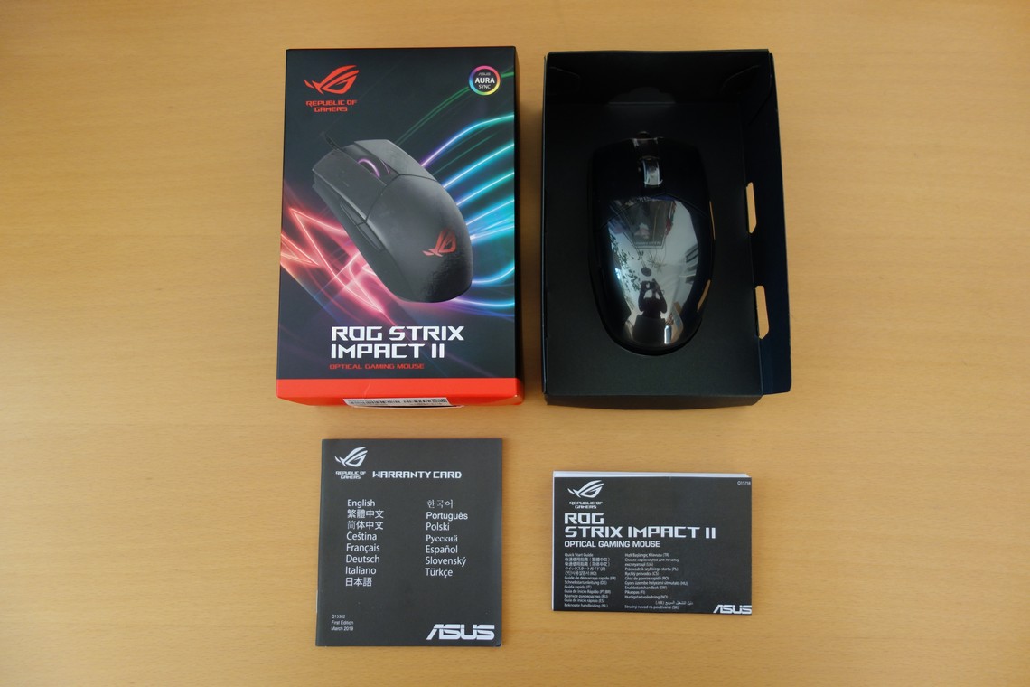Asus Rog Strix Impact Ii Review Packaging Weight Cable Feet Techpowerup