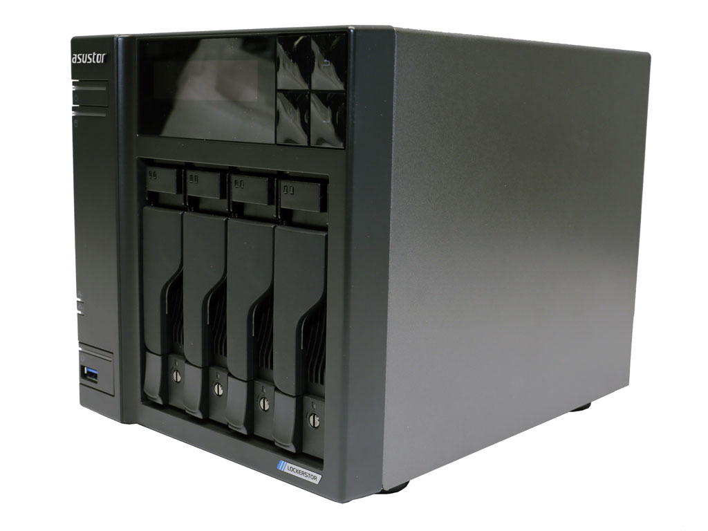 Asustor Lockerstor 4 (AS6604T) 4-bay NAS Review - Exterior