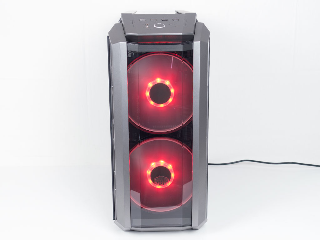 Cooler master Scatola Della Torre In Rete H500P Rosso