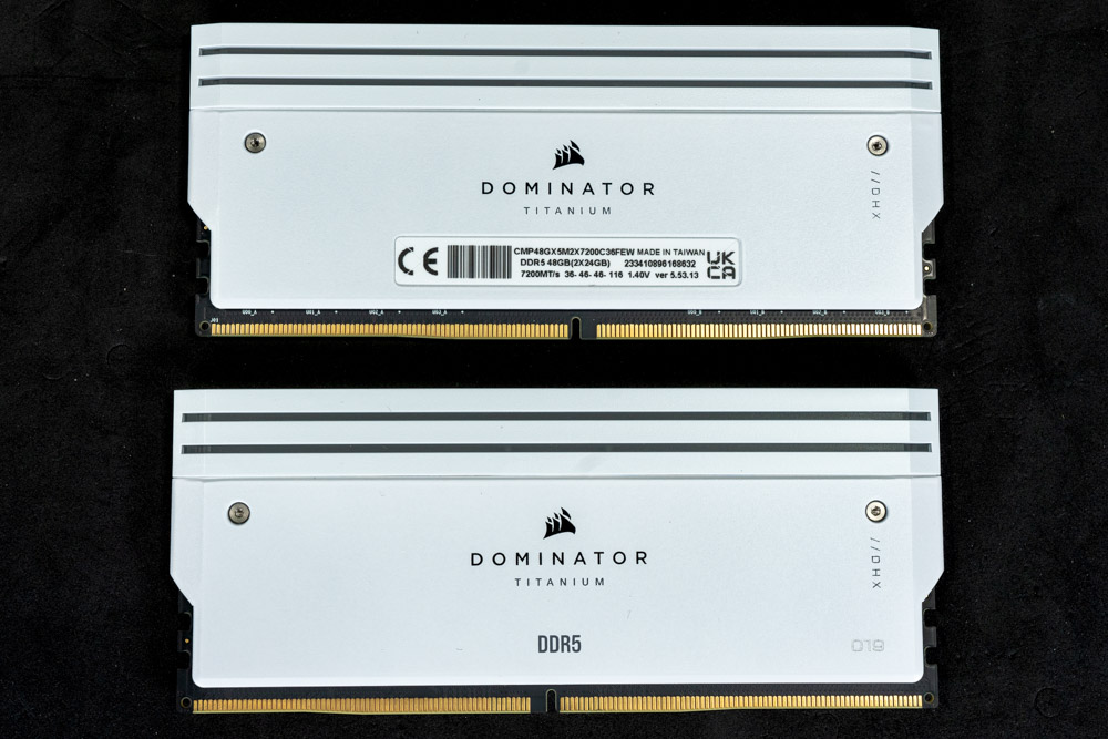 Corsair Dominator Titanium DDR5-7200 2x 24 GB Review - First