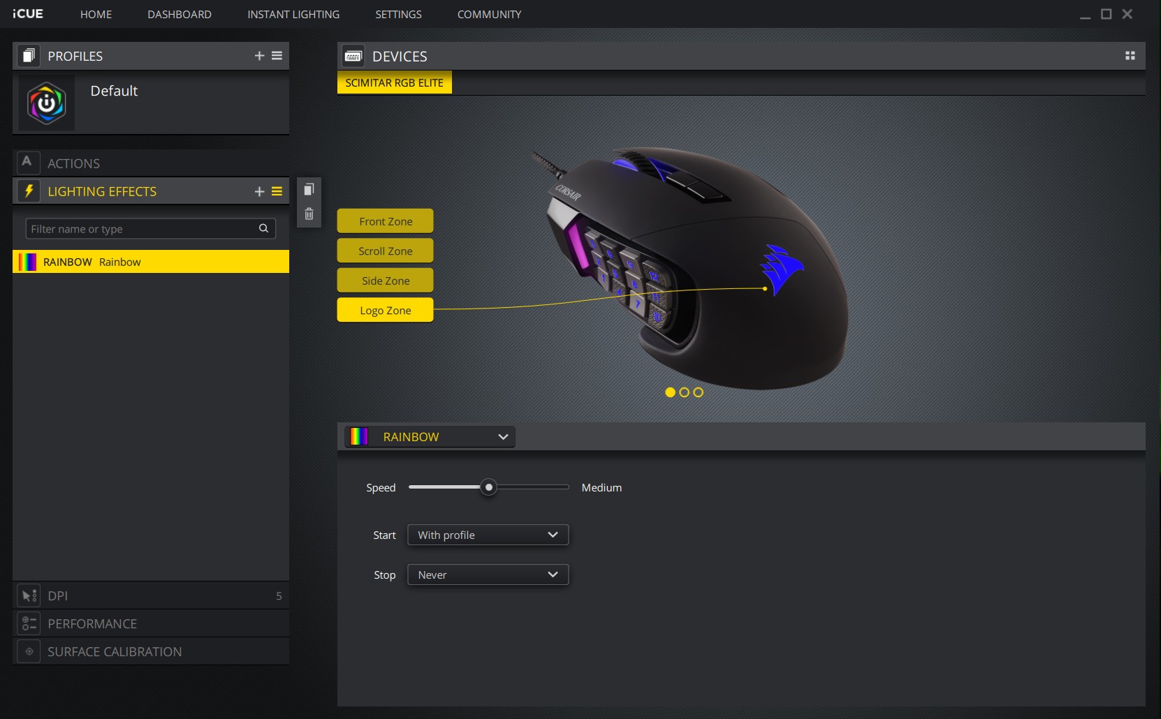 cyberpower pc elite pro laser gaming mouse software rgb