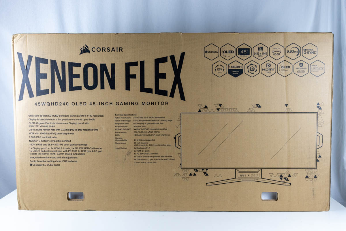 Corsair Xeneon FLEX 45WQHD240 OLED Monitor Review - Dr. Jekyll & Mr ...