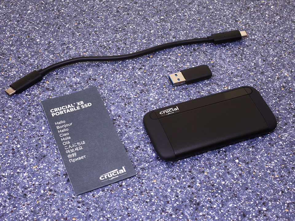 SSD portátil Crucial X8 1 TB | CT1000X8SSD9 | Crucial ES