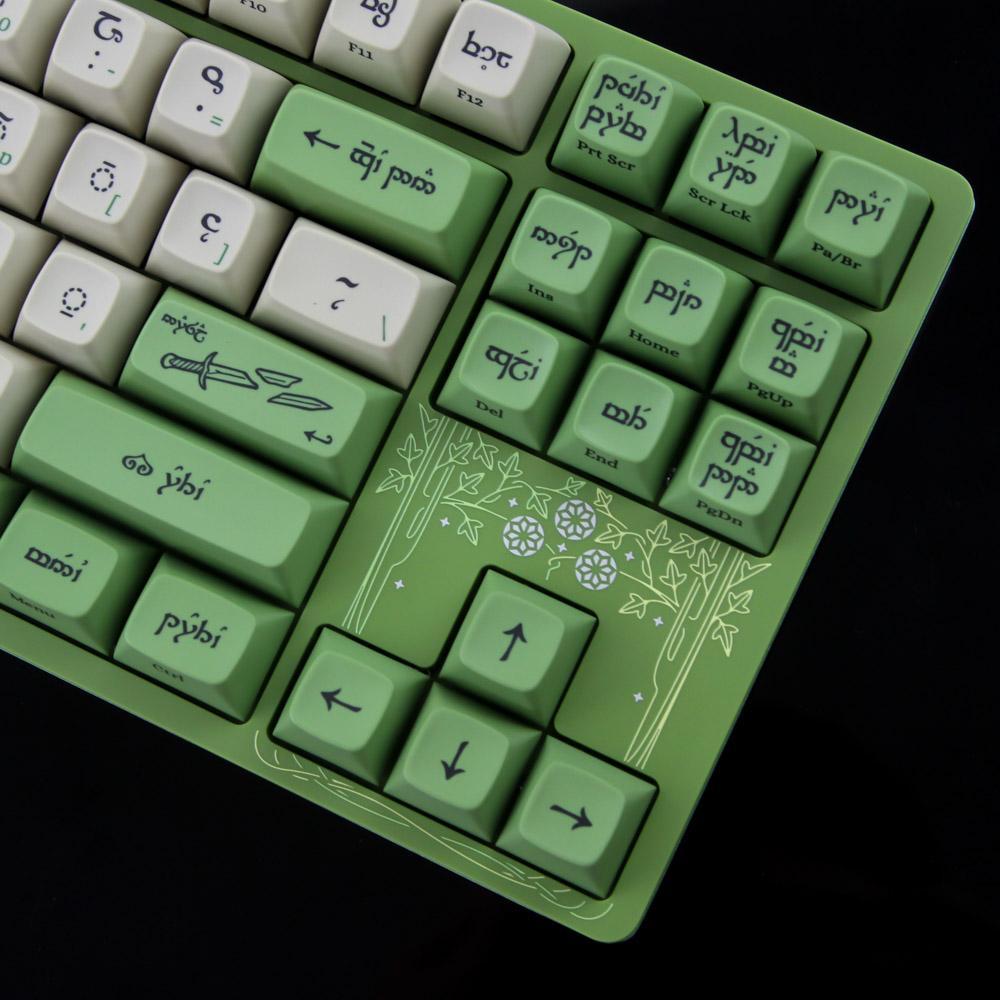 Drop + The Lord of the Rings Elvish Keyboard Review - Closer