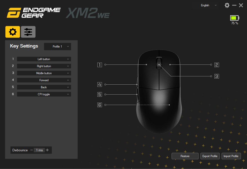 Endgame Gear XM2we Review - Software & Battery Life | TechPowerUp
