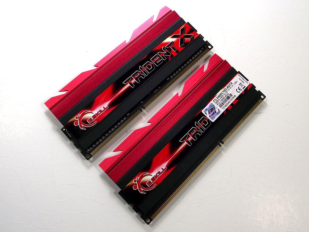 G.Skill TridentX F3-2400C10D-8GTX 2400 MHz DDR3 Review - A Closer