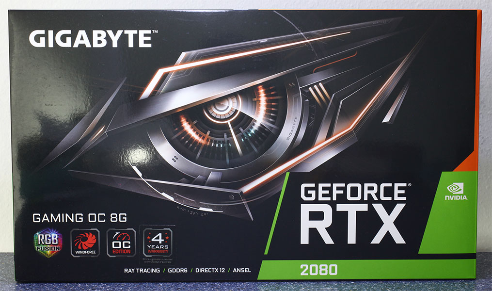 Gigabyte GeForce RTX 2080 Gaming OC 8 GB Review - Packaging & Contents ...