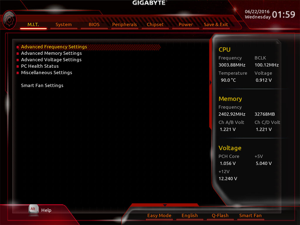 Как отключить hyper threading в bios