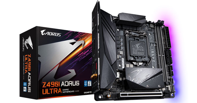 Gigabyte z490i aorus ultra обзор