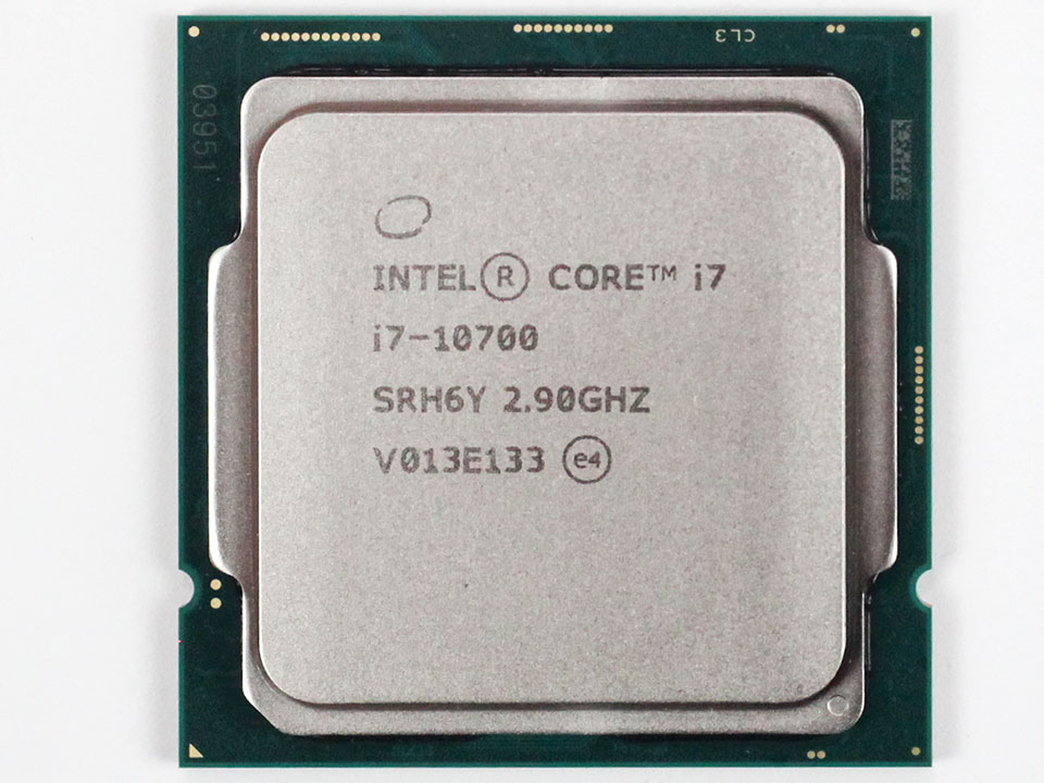Intel corei7 10700 本体