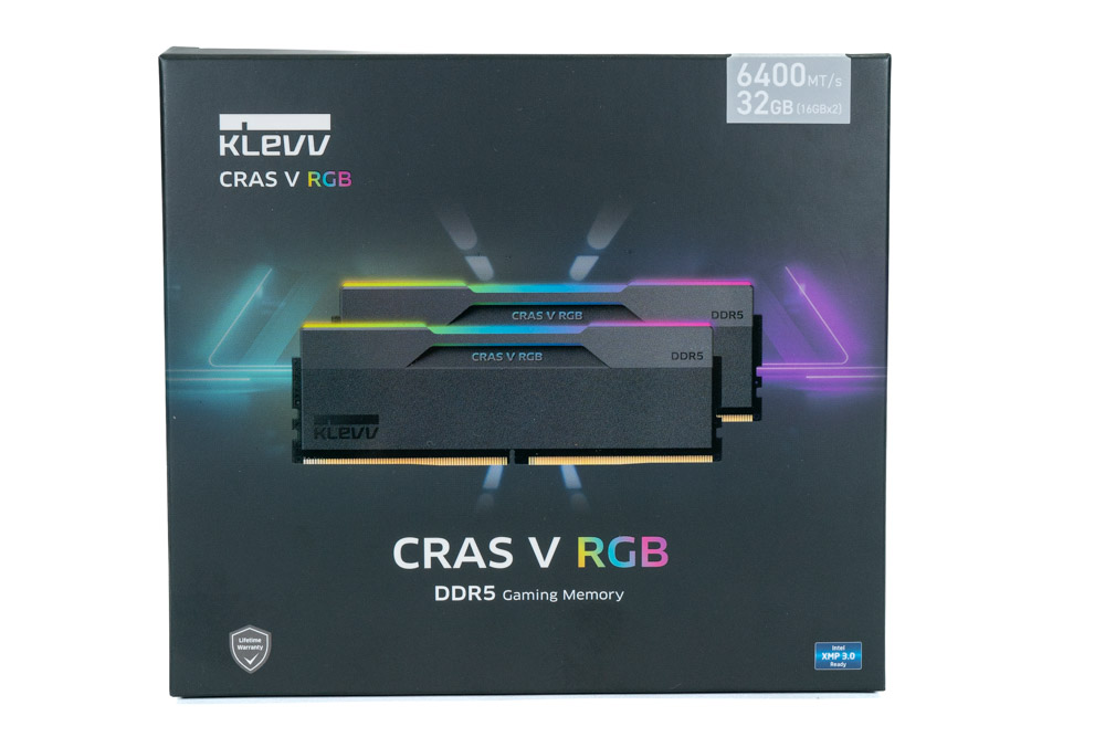 KLEVV CRAS V RGB DDR5-6400 CL32 2x 16 GB Review - Packaging 