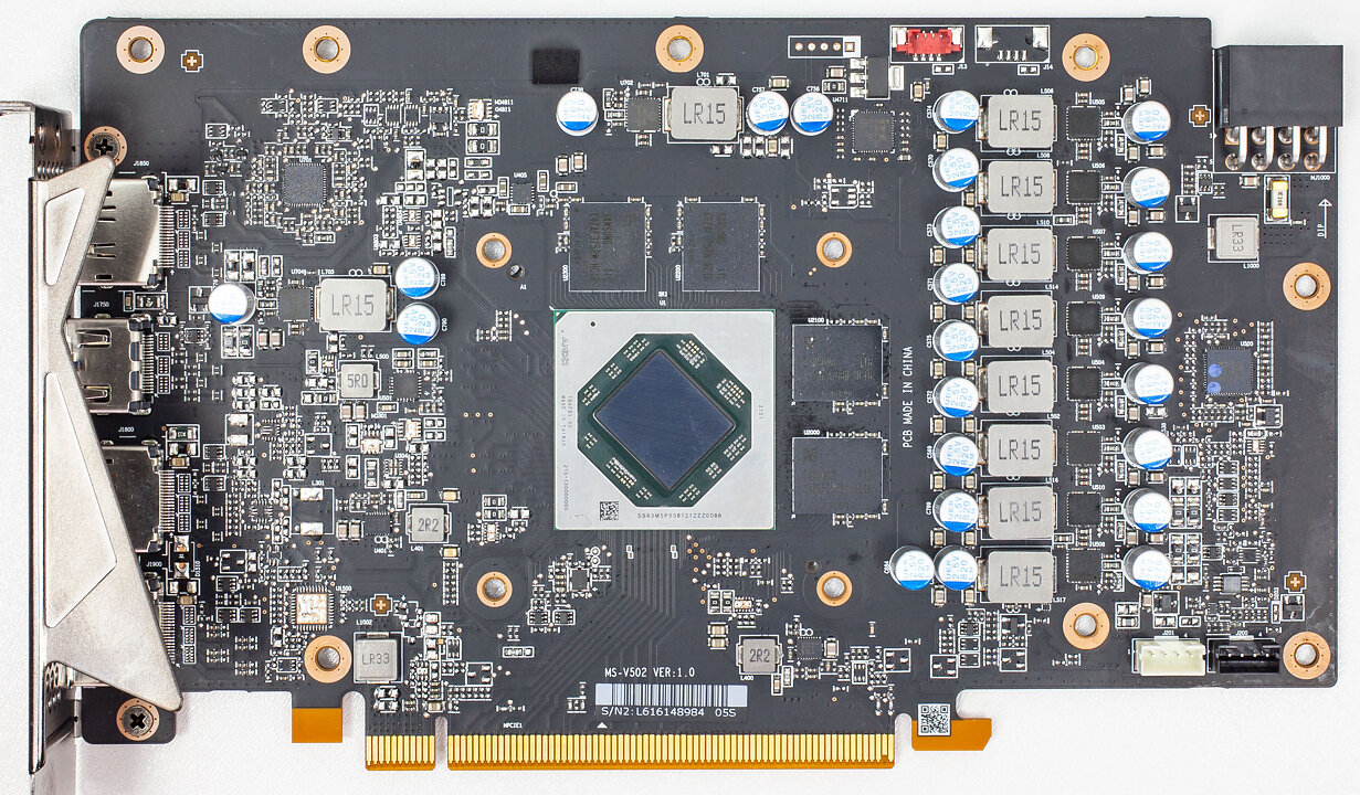 MSI Radeon RX 6600 XT Gaming X Review - Circuit Board Analysis