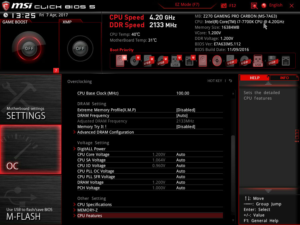 Msi click bios 4 установка windows 10