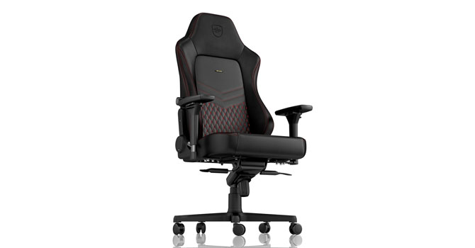 noblechairs Footrest 2 - Real Leather Black