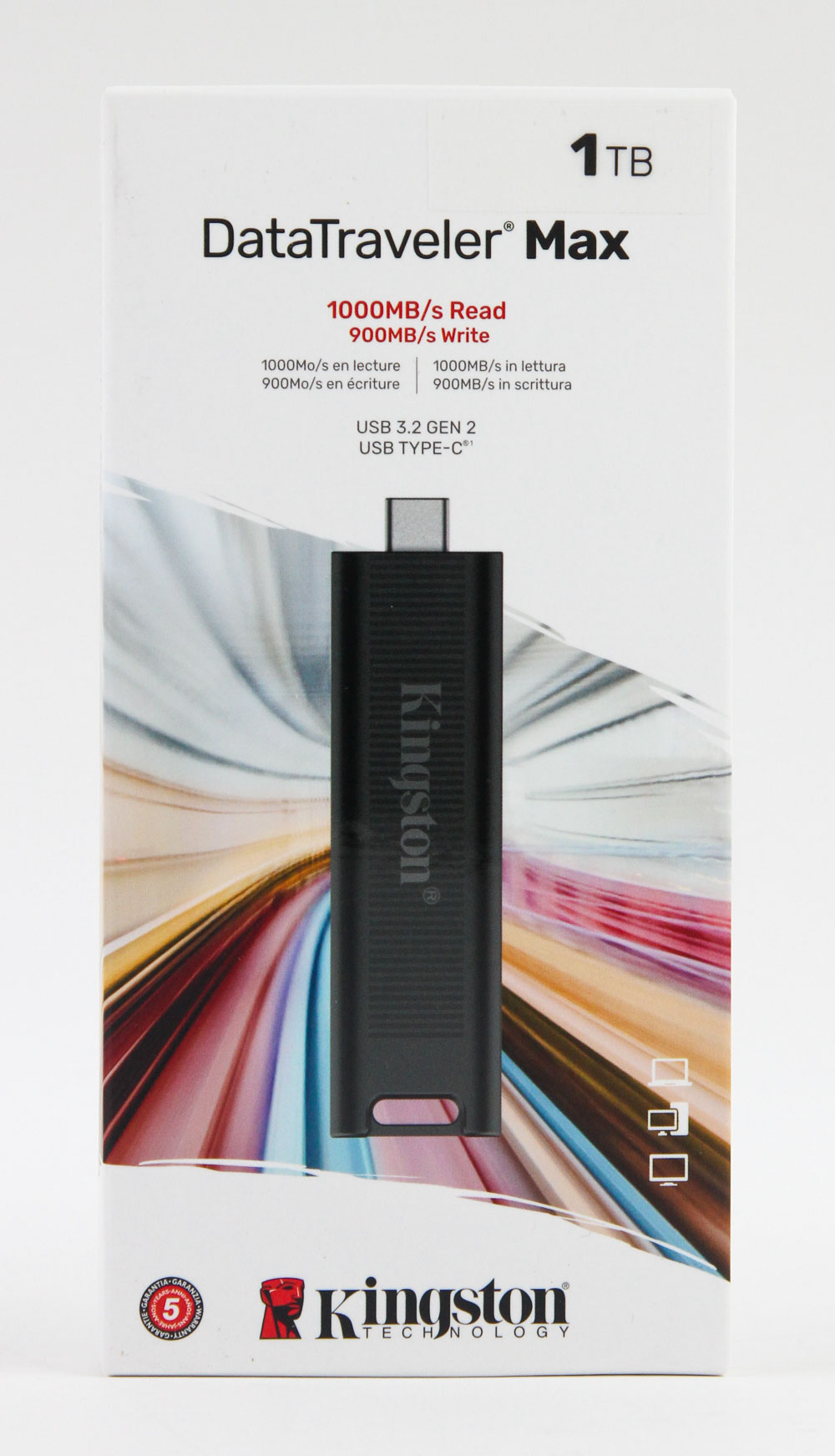 Kingston DataTraveler Max, 1TB, USB 3.2 Gen 2 PenDrive Type-A